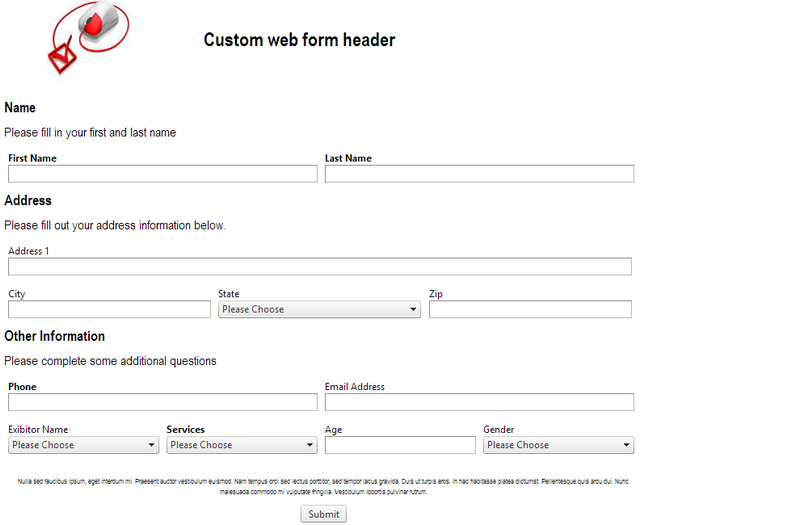 lead forms features lead capsule